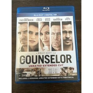 The Counselor Blu-ray Unrated Extended Cut Theatrical Ridley Scott Brad Pitt